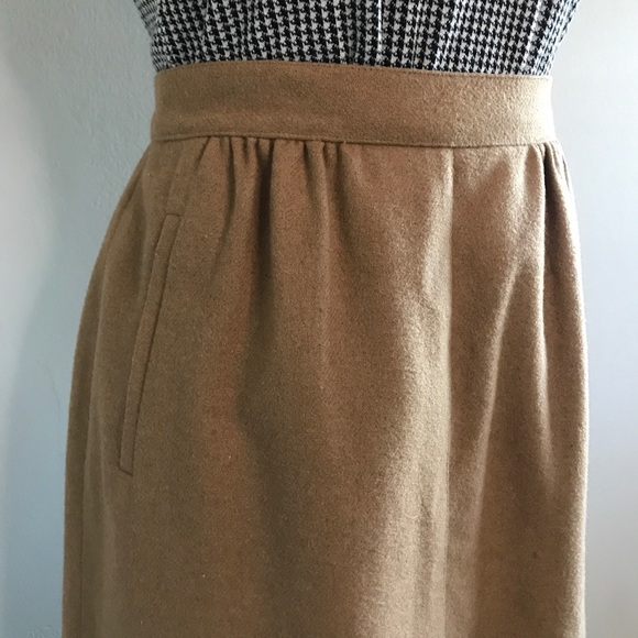 Vintage The Villagers Wool Midi Skirt - Picture 2 of 5